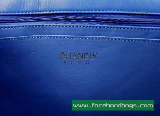 Chanel 2.55 Rose Handbag 50146 Gold Hardware-Blue